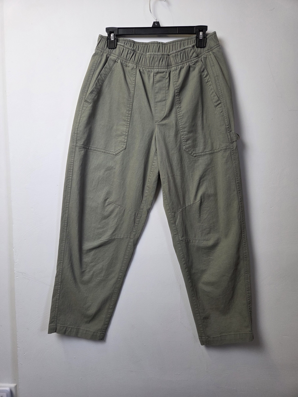 Old Navy Olive Straight-Leg Utility Pants